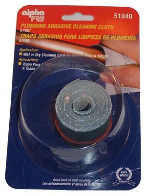 ALPHA METALS 1-1/3-Inch x 6-Ft. 120-Grit Solder Abrasive Cloth