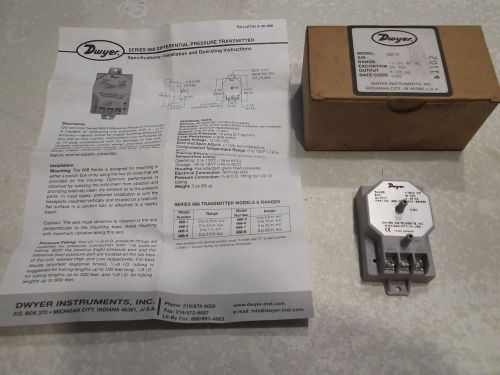 Dwyer 668-17 Differential Pressure Transmitter 24VDC