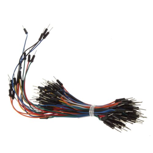 65 Male to Male Solderless Flexible Breadboard Jumper Cable Wires For Arduino DY