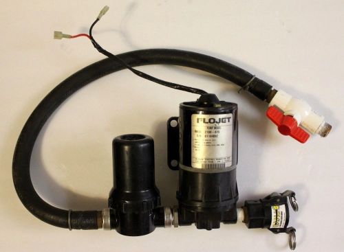 Self Priming Diaphragm Water Pump 12V DC 2.1 GPM U.S.A. FLOJET Model 210-615