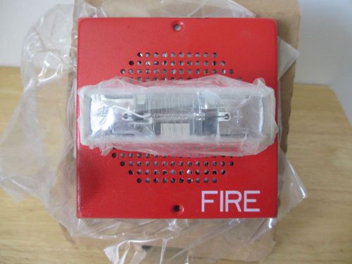 Red fire alarm strobe speaker fe70-241575w, new in box for sale