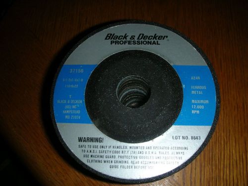 Lot of 10 Black &amp; Decker metal grinding wheels - 37156 - 4-1/2&#034; x 1/4&#034; x 7/8&#034;