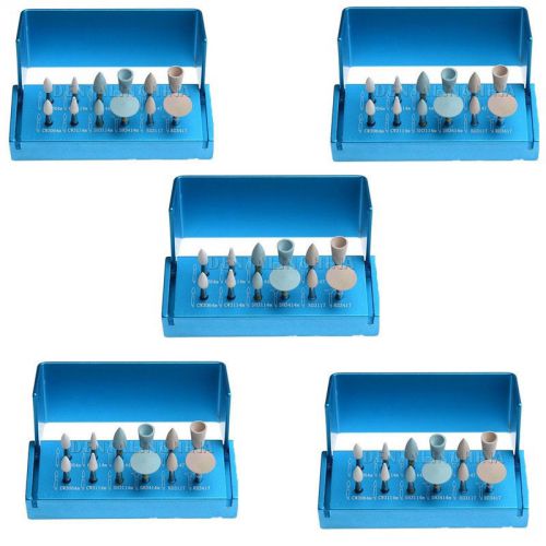 5 Sets Composite Polishing Set  For  Dental Clinic Use Low Speed Contra Angle
