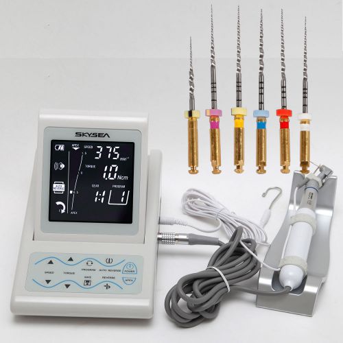 2in1 Dental Endo Motor Apex Locator Root Canal Treatment 1:1 Contra 6 NiTi Files