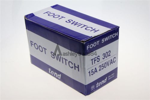 TFS-302 NC/NO Momentary Al Antislip Industrial Foot Pedal Switch15A 250VAC