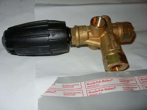 Vrt3 adjustable unloader for pressure washer pump 4500 psi (black) mecline for sale