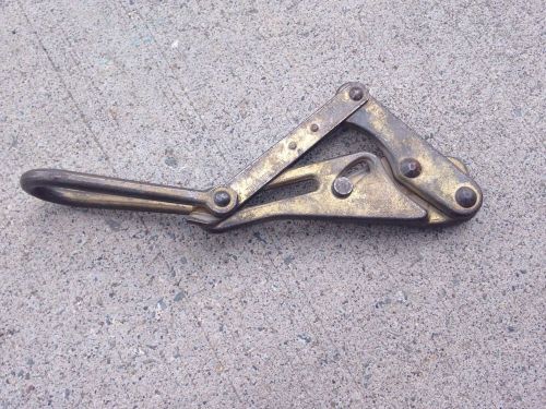 KLEIN TOOLS 1613-40 LINEMAN CABLE PULLER GRIP. 4500 LBS MAX.