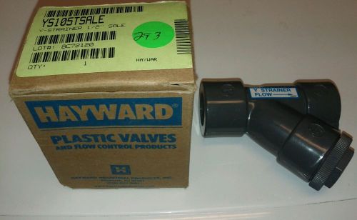 Hayward YS105TSALE 1/2 inch 1/2&#034; PVC Y Strainer Threaded New in Box