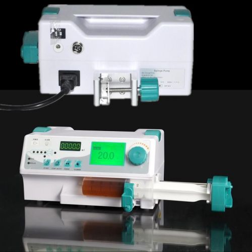 A Human and Veterinay Injection Syringe Pump HD LCD Display with multi-lingual