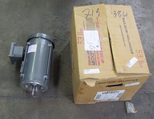 BALDOR VM7037T XPFC 145TC 2HP 2 HP 208-230/460V 1725 RPM ELECTRIC MOTOR NIB