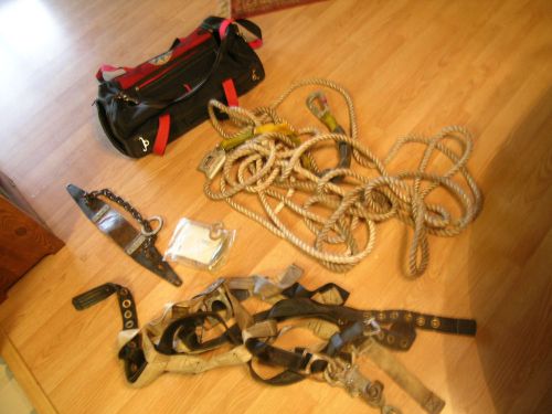 Sala 3673 Roof Safety Harness, Roofing Steel Anchor W/Chain, 50&#039; Anchor Rope