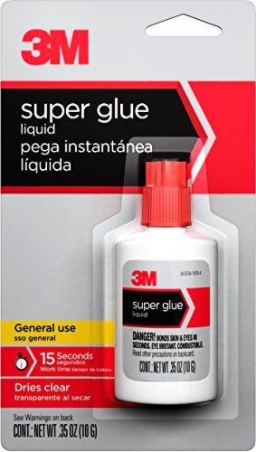 3M CHIMD 18015 Super Glue Liquid, .35 oz