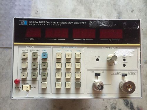 HP 5343A Microwave Frequency Counter