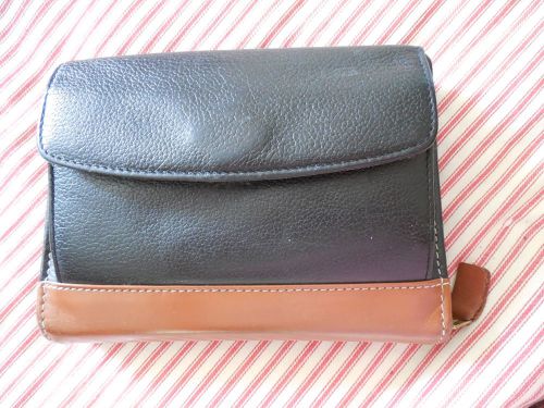 Franklin quest leather planner binder / wallet for sale