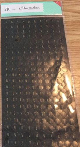 NEW Target Dollar Spot Stationary Alpha Stickers RARE