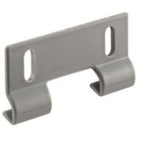 Bottom mount door hook guide, 3&#034; l x 1-1/2&#034; w x 5/8&#034; d, gray prime line products for sale