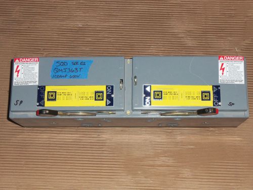 SQUARE D QMJ QMJ363T 100 AMP 600V FUSIBLE PANEL PANELBOARD SWITCH E1