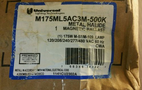 Universal M175ML5AC3M-500K Metal Halide Magnetic Ballast New!