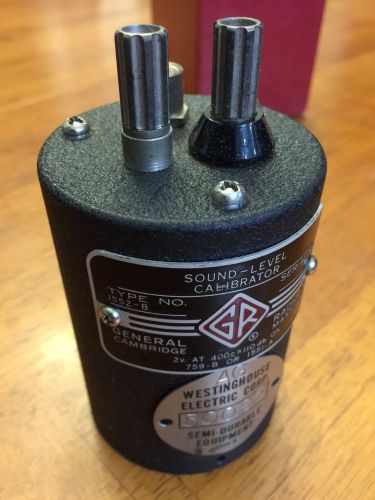 Vintage General Radio Sound Level Calibrator