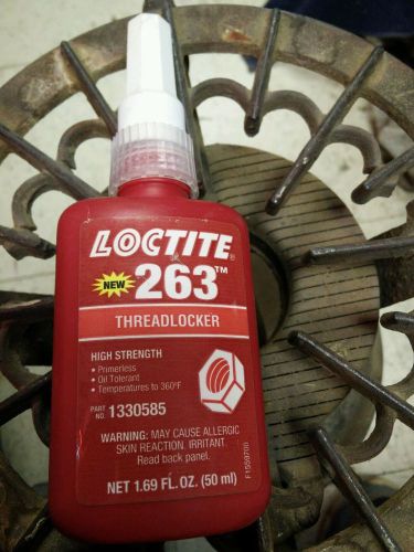 Genuine LOCTITE 263 1.69 fl. Oz. 50ml red threadlocker high strength USA