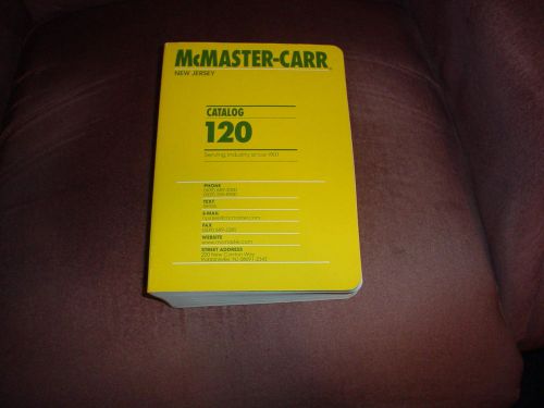 McMaster Carr catalog 120 VGC