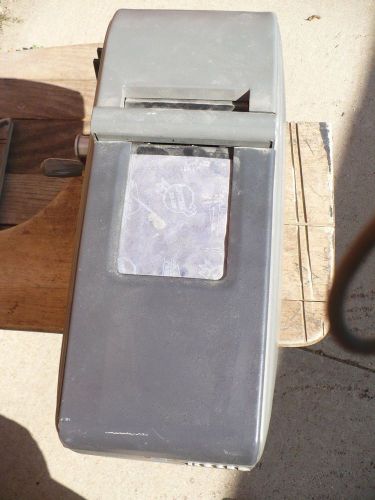 MOORE VOTING  REGISTER MACHINE USED