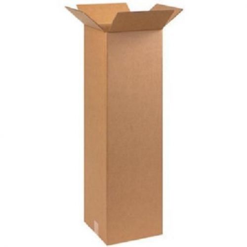 Corrugated cardboard tall shipping storage boxes 10&#034; x 10&#034; x 40&#034; (bundle of 25) for sale
