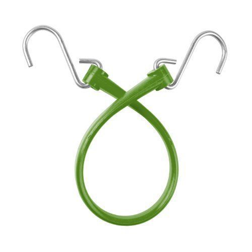 NEW The Perfect Bungee 13-Inch Strap with Stainless Steel S-Hooks  JD Green