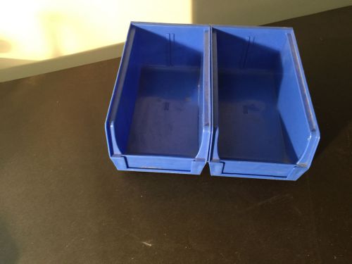 akroBins Blue akro mills Lot of 25 size  7 1/2 X 4 X 3. quanity 70 available PR