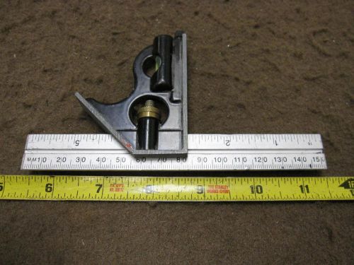 MACHINIST COMBINATION SQUARE 6&#034; RULER AIRCRAFT TOOL
