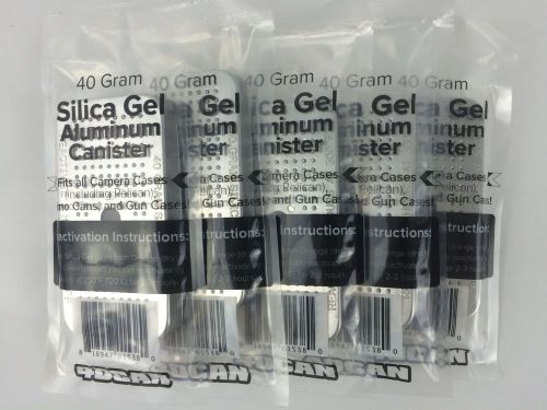 5 Packs Of Silica Gel Canisters, 40 Grams 40gm Desiccant Dehumidifier five