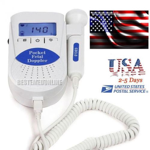 USA Ship!! Sonoline B Fetal doppler Baby Prenatal Heart Monitor 3mhz Probe + Gel