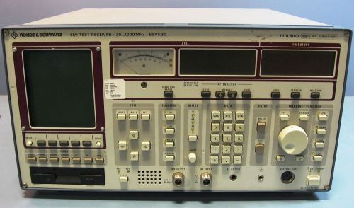 Rohde &amp; Schwarz 20 - 1000 MHz EMI Test Receiver ESVS30 Functional &amp; Calibrated