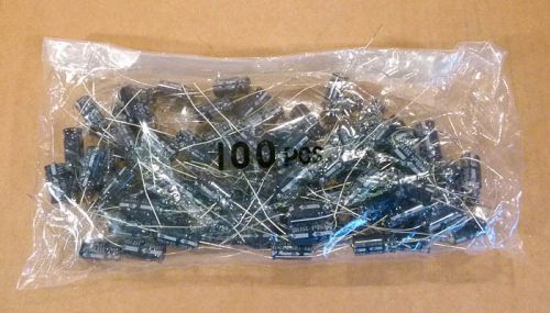 Lot of 100 of New Electrolytic Capacitors 100uF 35V