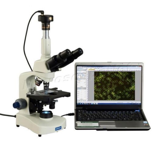 Dry Darkfield Condenser Trinocular Compound Siedentopf LED Microscope+9MP Camera