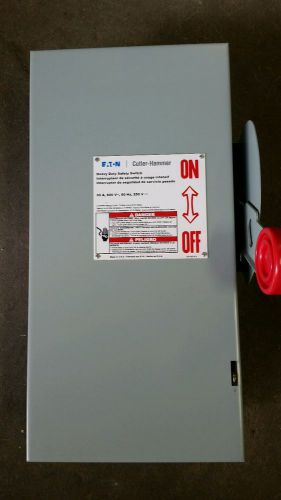 CUTLER HAMMER DH362NGK SAFETY SWITCH 60 AMP 600 VOLT NEMA 1 DISCONNECT