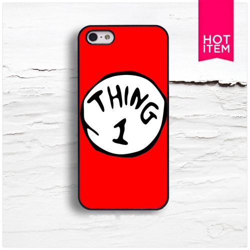 Dr Seuss Thing 1 One Logo Apple iPhone &amp; Samsung Galaxy Case Cover