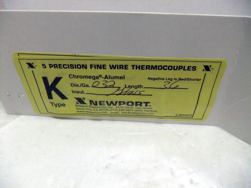 Lot of 2 Newport Thermocouples 0.32 DIA  36 Length
