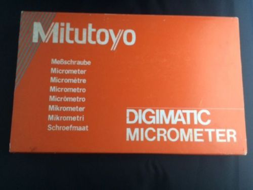 Mitutoyo Digimatic Micrometer 3-4&#034; .00005&#034; inch/mm No 293-372