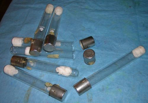 7 glass canisters (penals) for Pasteur pipettes autoclaving