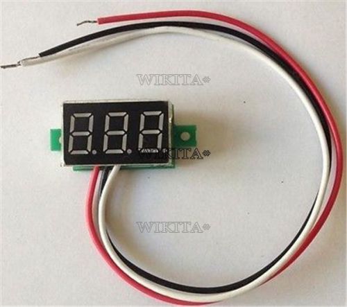 0.36&#034; 3-wire dc5-30v red digital voltmeter 5-30v powered car voltage display for sale