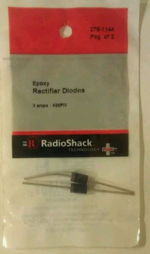 Epoxy Rectifier Diodes 3 amps 400PIV #276-1144 by RadioShack