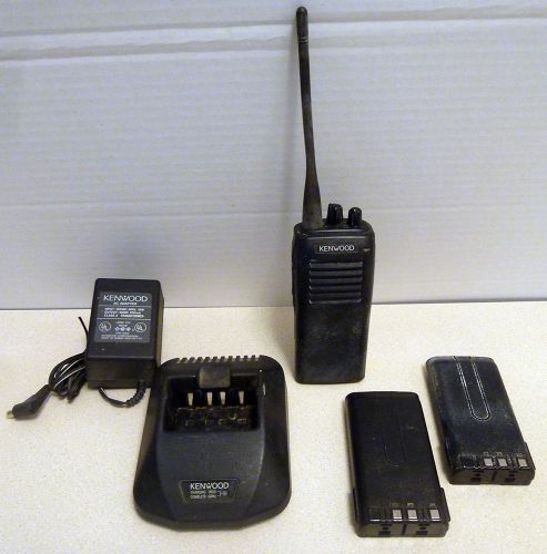 Kenwood tk-360g 2-way 8-channel radio w/charger 2 batteries narrow band capable for sale