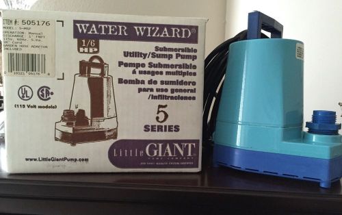 Little giant 505176 5-msp 1/6 horsepower 115v water wizard 5 series for sale