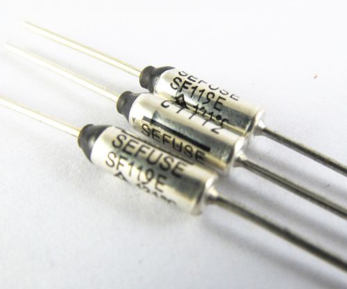 10pcs microtemp thermal fuse 121°c tf cutoff nec sf119u for sale