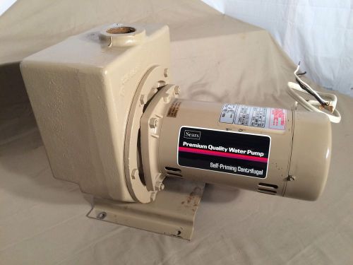 Commercial sears/a.o. smith self priming centrifugal pump 1 hp 115/230v cast!!! for sale