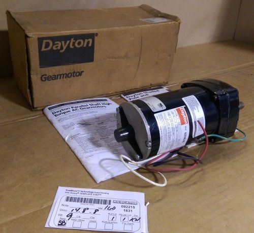 Dayton 6Z082B Gearmotor 16 RPM
