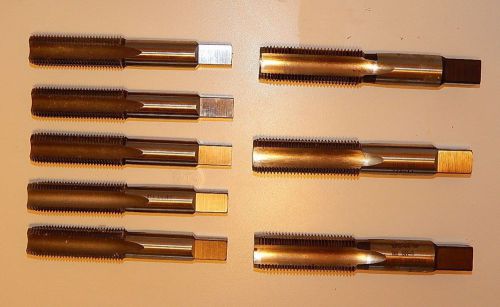 Alfa hss hand taps: 3/4&#034;-16 (qty. 5) and 7/8&#034;-14 (qty 3) for sale