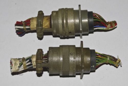 TWO mating pair Mil Spec 41-Pin Connectors