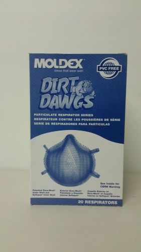 Moldex dirt dawgs n95 particulate respirator, medium/large (mlx1200n95) for sale
